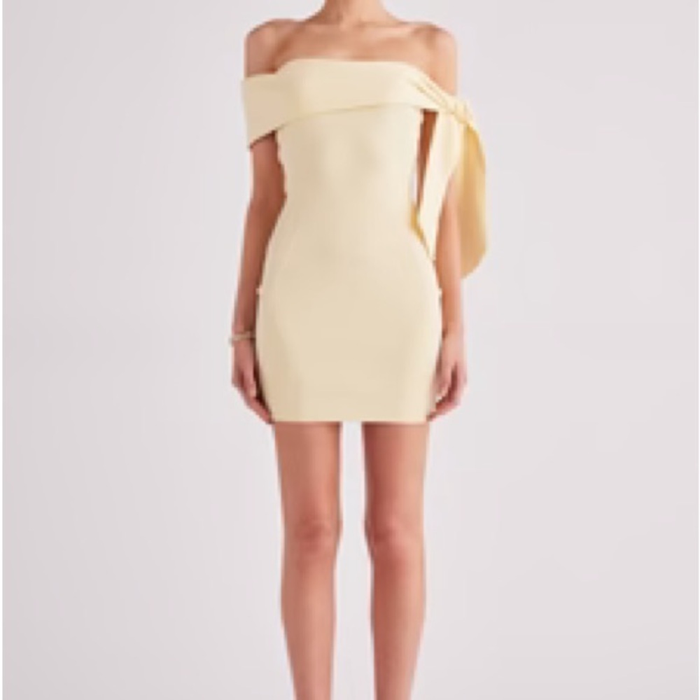 Butter yellow dress